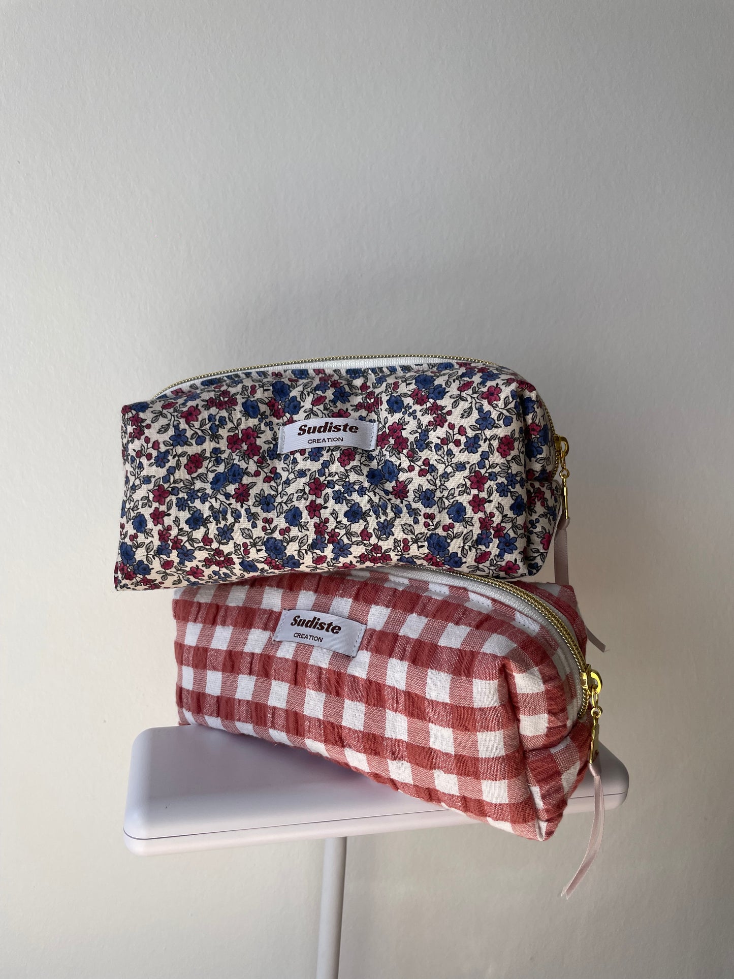 Liberty / Vichy framboise