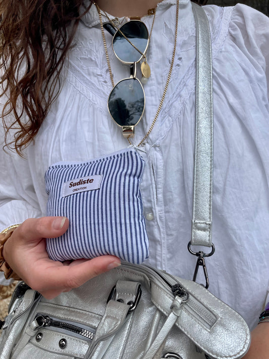 Rayé bleu small