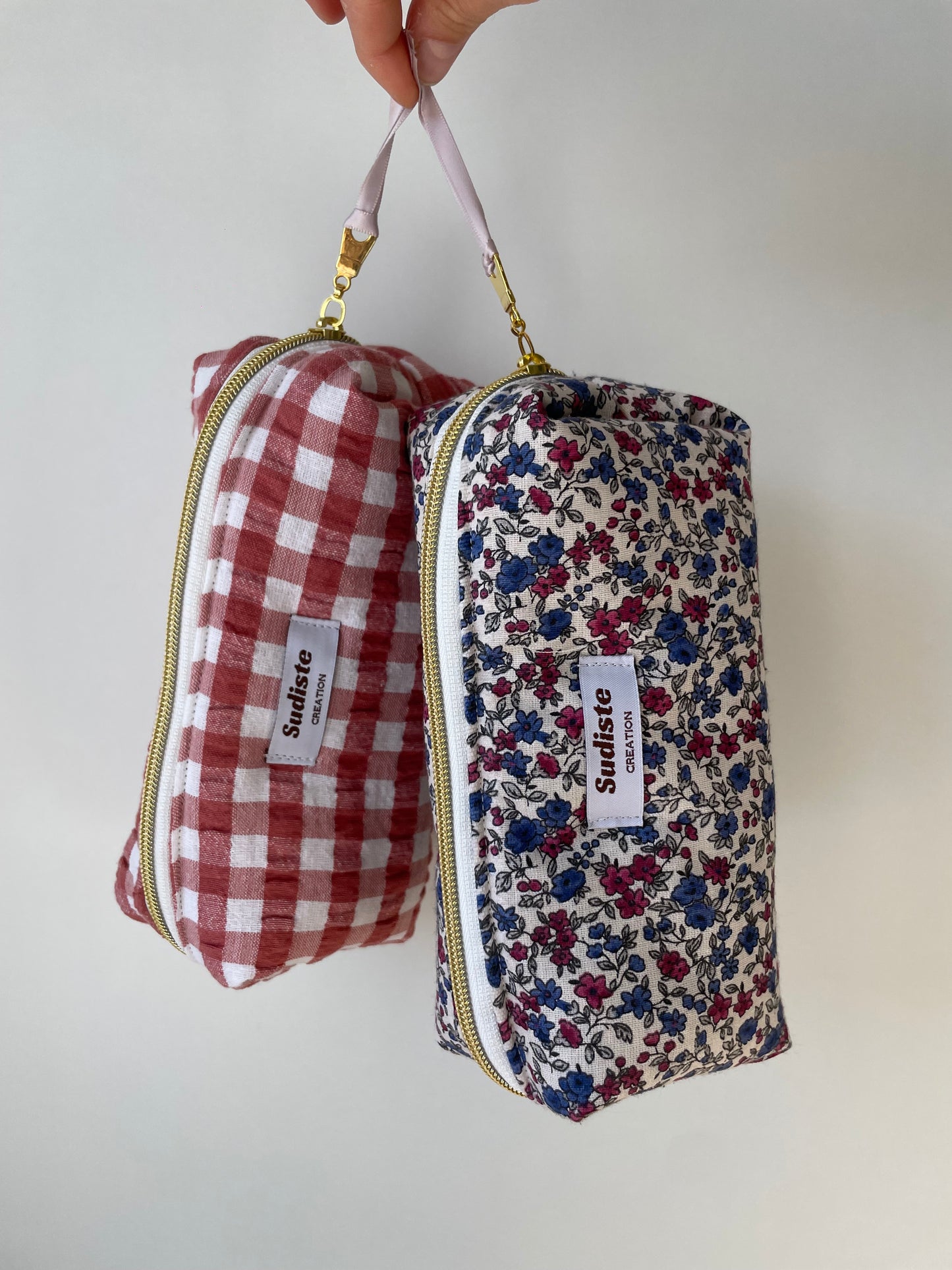 Liberty / Vichy framboise