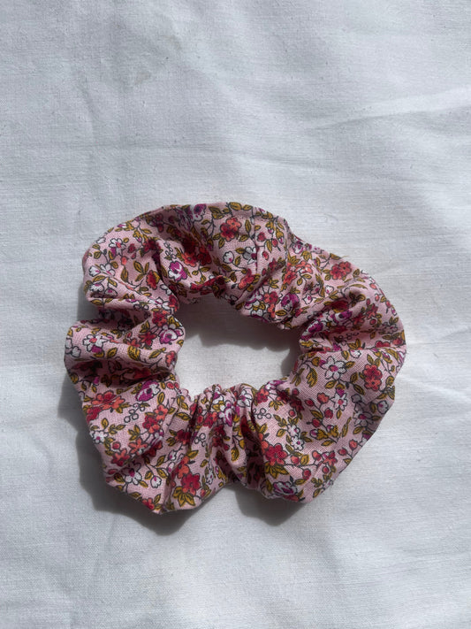 Chouchou Fleur de Brume Rose