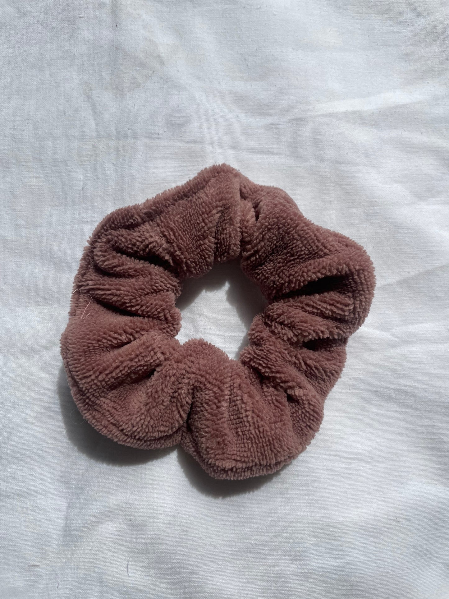 Chouchou éponge marron